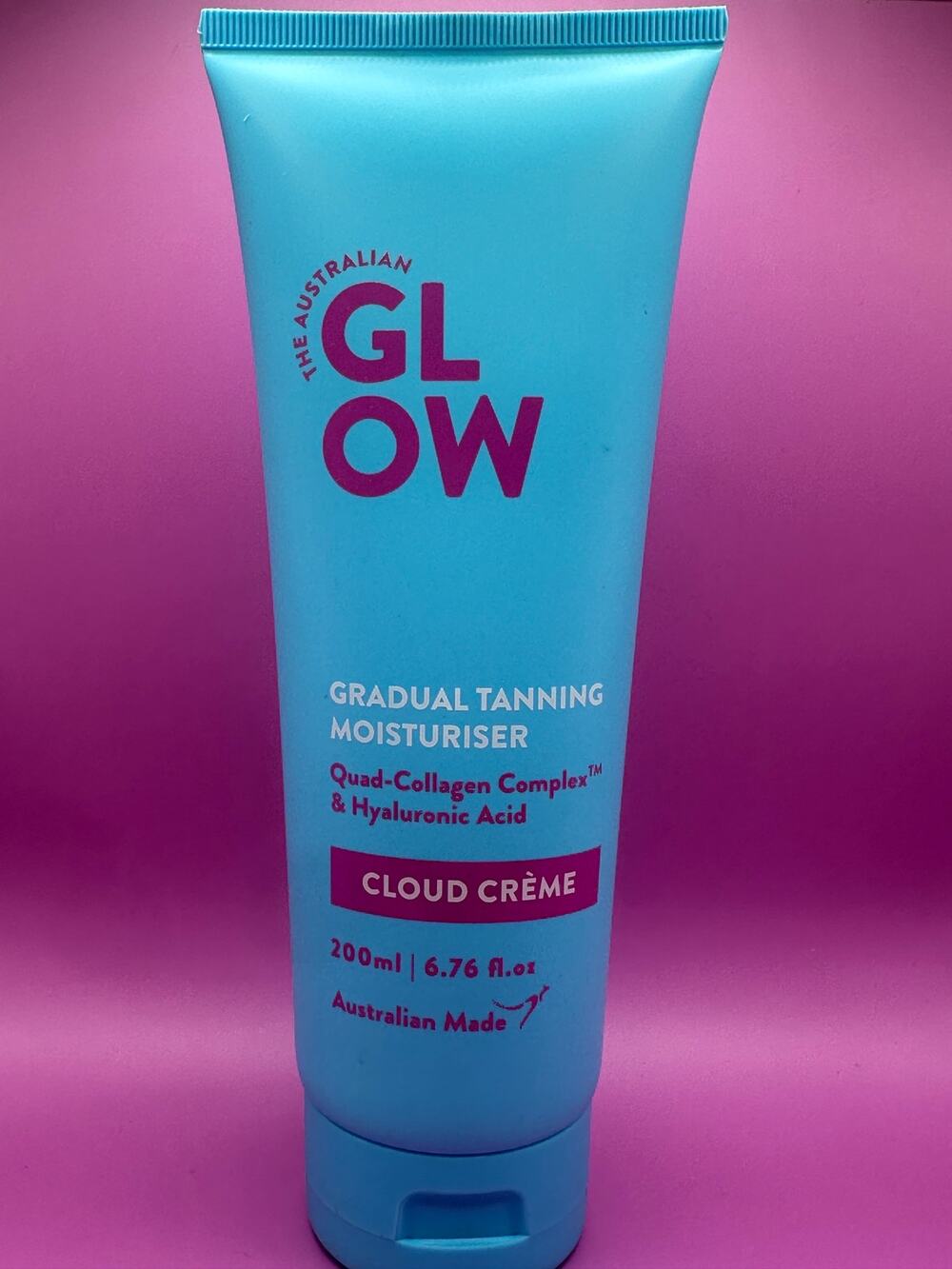 The Australian Glow Cloud Crème Gradual Tanning Moisturizer Hyaluronic Acid NIB